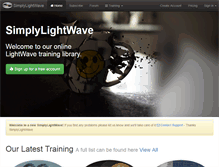 Tablet Screenshot of forum.simplylightwave.com